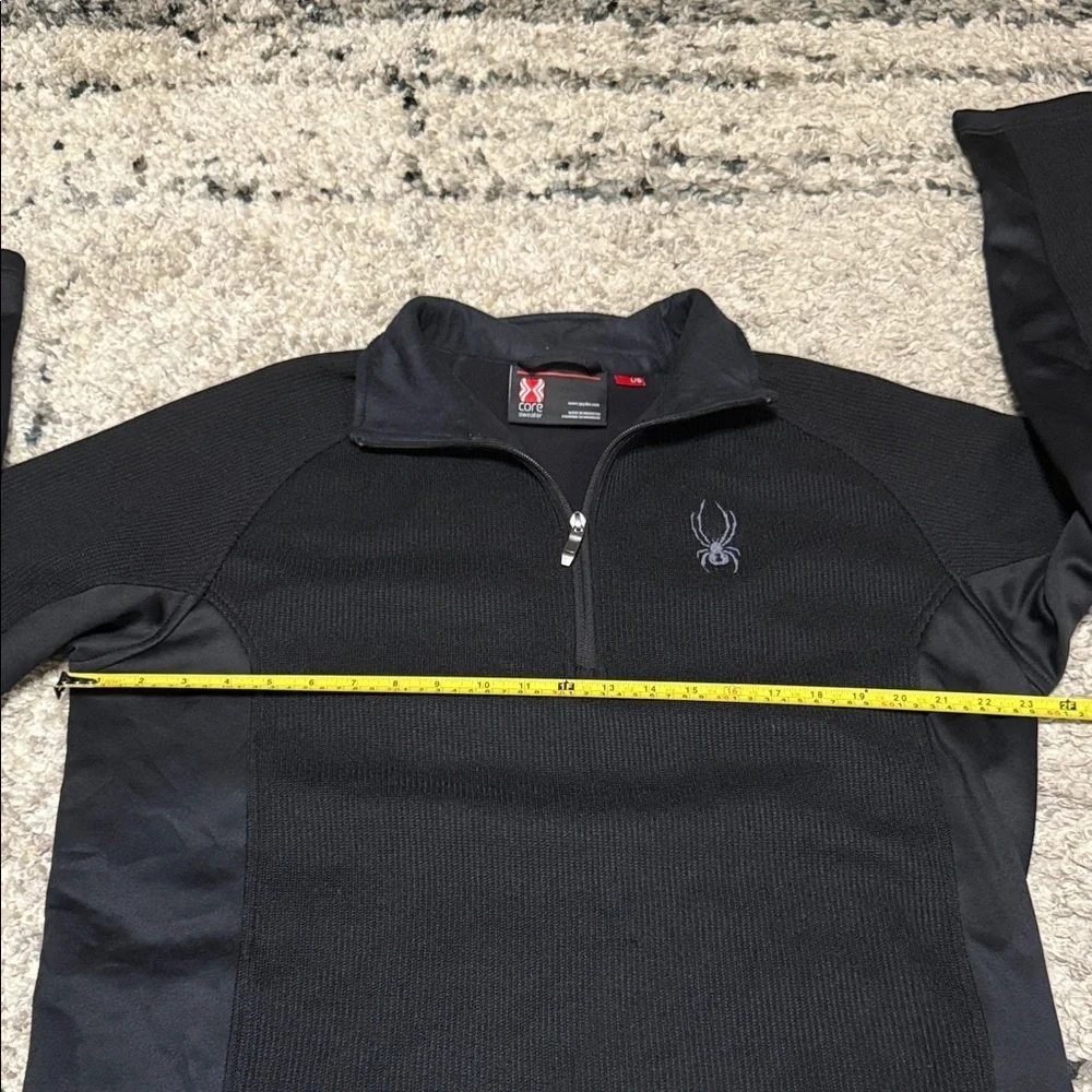 Spyder Black Zip Up Sweater for Men